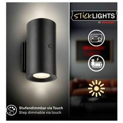 Briloner ISY 3942015 nástěnné světlo LED 2 W LED černá