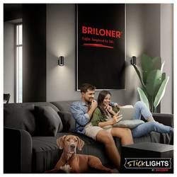 Briloner ISY 3942015 nástěnné světlo LED 2 W LED černá