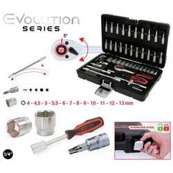 KS Tools 9.170.648 sada nástrčných klíčů, 1/4 (6,3 mm), 48dílná, 917.0648