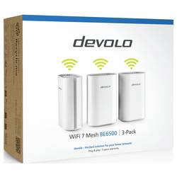 Devolo WiFi 7 Repeater Mesh BE6500, 07305, Wi-Fi, LAN, 6.5 GBit/s, meshový, Wi-Fi 7, Podpora aplikace