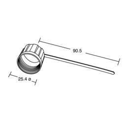 Bulgin PX0810 ochranná krytka pro kulatý faston, 1 ks