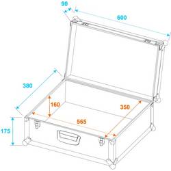 Roadinger Universal Case case (kufr) (d x š x v) 255 x 600 x 390 mm