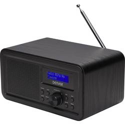 Denver DAB-30B 111111000450 stolní rádio, DAB, DAB+, FM, DAB+, funkce alarmu, černá