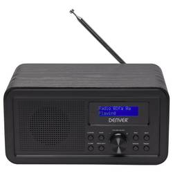 Denver DAB-30B 111111000450 stolní rádio, DAB, DAB+, FM, DAB+, funkce alarmu, černá