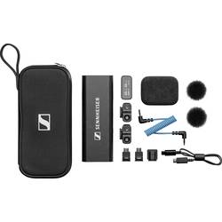nasazovací kamerový mikrofon Sennheiser Profile Wireless 2-Channel Druh přenosu:bezdrátový vč. ochrany proti větru, vč. kabelu, vč. tašky, vč. svorky