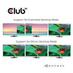 club3D USB-C® dokovací stanice ChargingDock USB-C Vhodné pro značky (dokovací stanice pro notebook): Club 3D integrovaná čtečka karet, napájení USB-C®