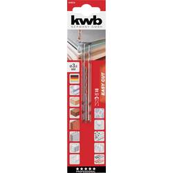 kwb 048630 víceúčelový vrták, tvrdý kov, wolfram-ocel, 3 mm, délka 70 mm, válcová stopka, 1 ks