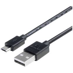 BBC micro:bit MEFUSBB30AV1 datový a napájecí kabel BBC micro:bit [1x USB 2.0 zástrčka A - 1x micro USB 2.0 zástrčka B] 0.30 m černá datový/proudový kabel