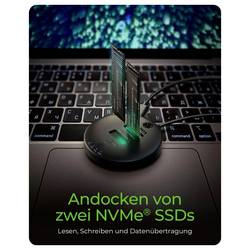 ICY BOX IB-1612MCL-C31 USB-C® M.2 PCIe NVMe Klonovací/dokovací stanice