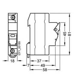 Siemens 3NW75130HG držák pojistky 12 ks