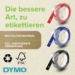 DYMO 3D sada 3 ks plast Barva pásky: modročervená, modročerná Barva písma: bílá 9 mm 3 m S0847750