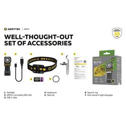 ArmyTek Elf C1 neutralweiß F05003C LED kapesní svítilna napájeno akumulátorem 1000 lm 55 g