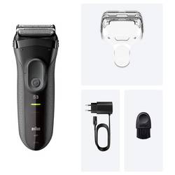 Braun Braun Rasierer Series 3 3000 Black/Grey holicí strojek na tvář šedá
