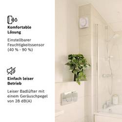 Bosch Home Comfort FAN 1900 W100 DH nástěnný a stropní ventilátor 230 V 75.4 m³/h 100 mm