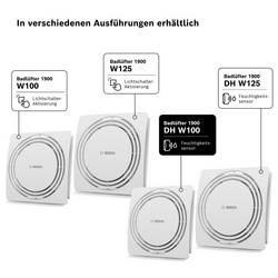 Bosch Home Comfort FAN 1900 W100 DH nástěnný a stropní ventilátor 230 V 75.4 m³/h 100 mm