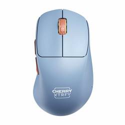 Cherry XTRFY M64 Wireless, Blue optická myš, přenos bezdrátový, 5 tlačítko
