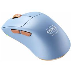 Cherry XTRFY M64 Wireless, Blue optická myš, přenos bezdrátový, 5 tlačítko