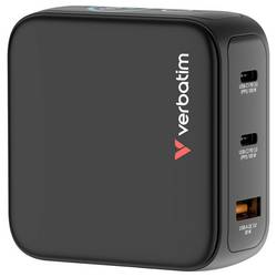 Verbatim 30239 USB nabíječka, GaN, 100 W, QC 3.0, Power Delivery 3.0, černá