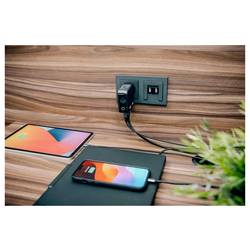 Verbatim 30239 USB nabíječka, GaN, 100 W, QC 3.0, Power Delivery 3.0, černá