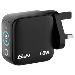 Verbatim 30238 USB nabíječka, GaN, USB-C® zástrčka, USB-A zásuvka, 65 W, QC 3.0, Power Delivery 3.0, černá