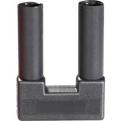 Schnepp SI-FK 19/4 sw bezpečnostní zkratovací můstek černá Ø pin: 4 mm Rozestup hrotů: 19 mm 1 ks Piece