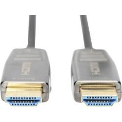 Digitus HDMI kabel Zástrčka HDMI-A, Zástrčka HDMI-A 15.00 m černá AK-330126-150-S 8K UHD, dvoužilový stíněný HDMI kabel