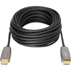Digitus HDMI kabel Zástrčka HDMI-A, Zástrčka HDMI-A 15.00 m černá AK-330126-150-S 8K UHD, dvoužilový stíněný HDMI kabel