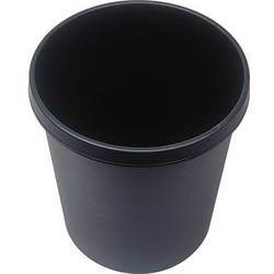 Helit the german H6105895 odpadkový koš 18 l (Ø x v) 31.5 cm x 33.5 cm polypropylen černá 1 ks