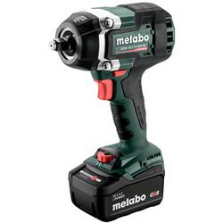 Metabo SSW 18 LTX 800 BL, 602403650 aku rázový utahovák, 800 Nm, 18 V, 5.2 Ah, Li-Ion, akumulátor, vč. 2x aku, vč. nabíječky