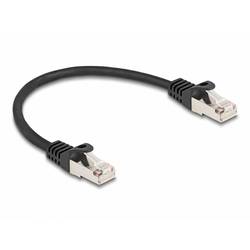 Delock 80185 RJ50 síťové kabely, propojovací kabely Kabel S/FTP 0.25 m černá stíněný 1 ks