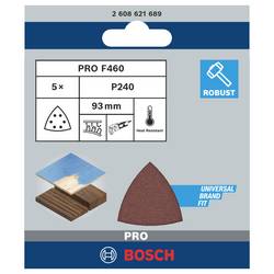 Bosch Accessories 2608621689 2608621689 brusný papír pro delta brusky Zrnitost 240 (d x š) 93 mm x 93 mm 5 ks