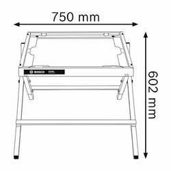 Bosch Professional 0601B24100 Stůl strojů GTA 6000 12075 g