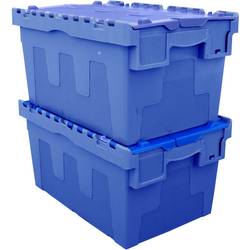 VISO DSW 5536 box s odklápěcím víkem, (š x v x h) 600 x 320 x 400 mm, modrá, 1 ks