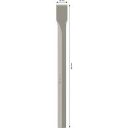 Bosch Accessories 2608690108 Bosch Power Tools plochý sekáč 35 mm Celková délka 400 mm šestihran 1 ks