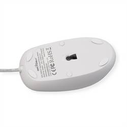 Sealshield SEAL SHIELD Scroll Wheel Mouse white SSW optická myš, přenos USB, 5 tlačítko, 800 dpi, bílá