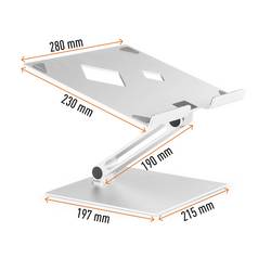 Durable LAPTOP STAND RISE podložka pod notebook nastavitelná výška