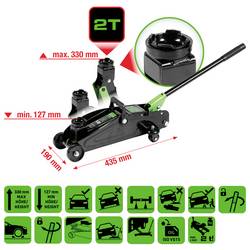 KS Tools Hydraulický zvedák auta 2 t