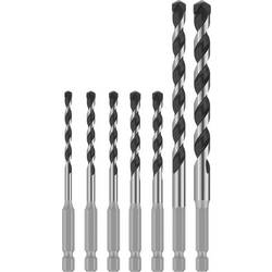 Bosch Accessories 2608707005 2608707005 tvrdý kov sada spirálového vrtáku na kámen 4 mm, 5 mm, 5 mm, 6 mm, 6 mm, 8 mm, 10 mm šestihran 1 ks