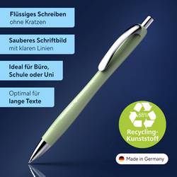 Schneider Schreibgeräte Slider Rave organic green, Mine Slider 755 XB blau 132544 kuličkové pero 0.7 mm Barva písma: modrá 1 ks