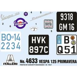 Italeri 4633 Vespa 125 Primavera motocyklový model, stavebnice 1:9