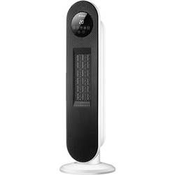 Trisa stojanový ventilátor 2000 W s dálkovým ovládáním, LED displej, otočný, s vyhříváním, s časovačem, ochrana proti přehřátí