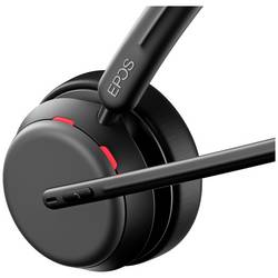 EPOS Impact 1060 ANC Headset otevřená (On Ear) Bluetooth® stereo černá Potlačení hluku headset Počítače