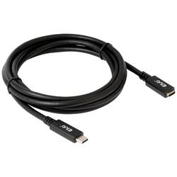 club3D Kabel USB-C USB 3.2 Gen1 USB-C ® zástrčka, USB-C ® zásuvka 1.00 m černá CAC-1531
