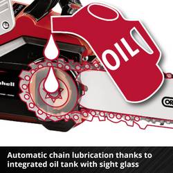 Einhell GP-LC 36/35 Li akumulátor řetězová pila + 2. akumulátor, vč. nabíječky délka čepele 350 mm