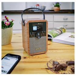 Albrecht DR 710 27710 Akumulátorové rádio, DAB+, DAB, FM, Bluetooth, dřevo