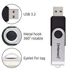 Intenso 3.2 Gen1 Office Line USB flash disk 32 GB černá 3543480 USB 3.2 (Gen 1x1)
