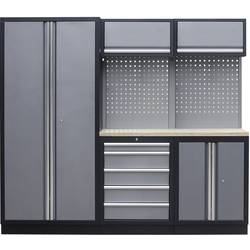 Kunzer WESH1 Dílenský modul (š x v x h) 2275 x 2000 x 458 mm černá, šedá
