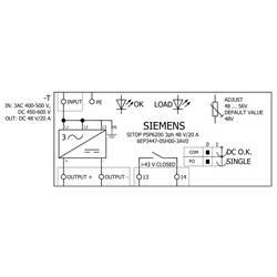 Siemens 6EP34470SH003AV0 napájení 48 V 20 A 960 W Obsah 1 ks