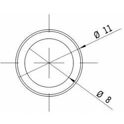 Picotronic laserový modul bodová červená 1 mW DA635-1-3 (11 x 60)