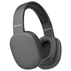 Denver BTH-252MK2 Headset uzavřená (Over Ear) Bluetooth®, Bez kabelu, kabelová stereo černá headset, regulace hlasitosti, Dálkový ovladač, Indikátor nabití